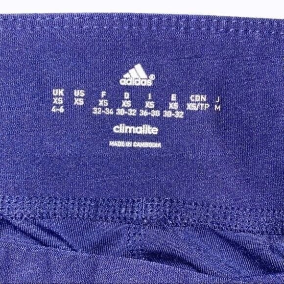 Adidas XS climalite athletic crop leggings 153B1 - Picture 2 of 7